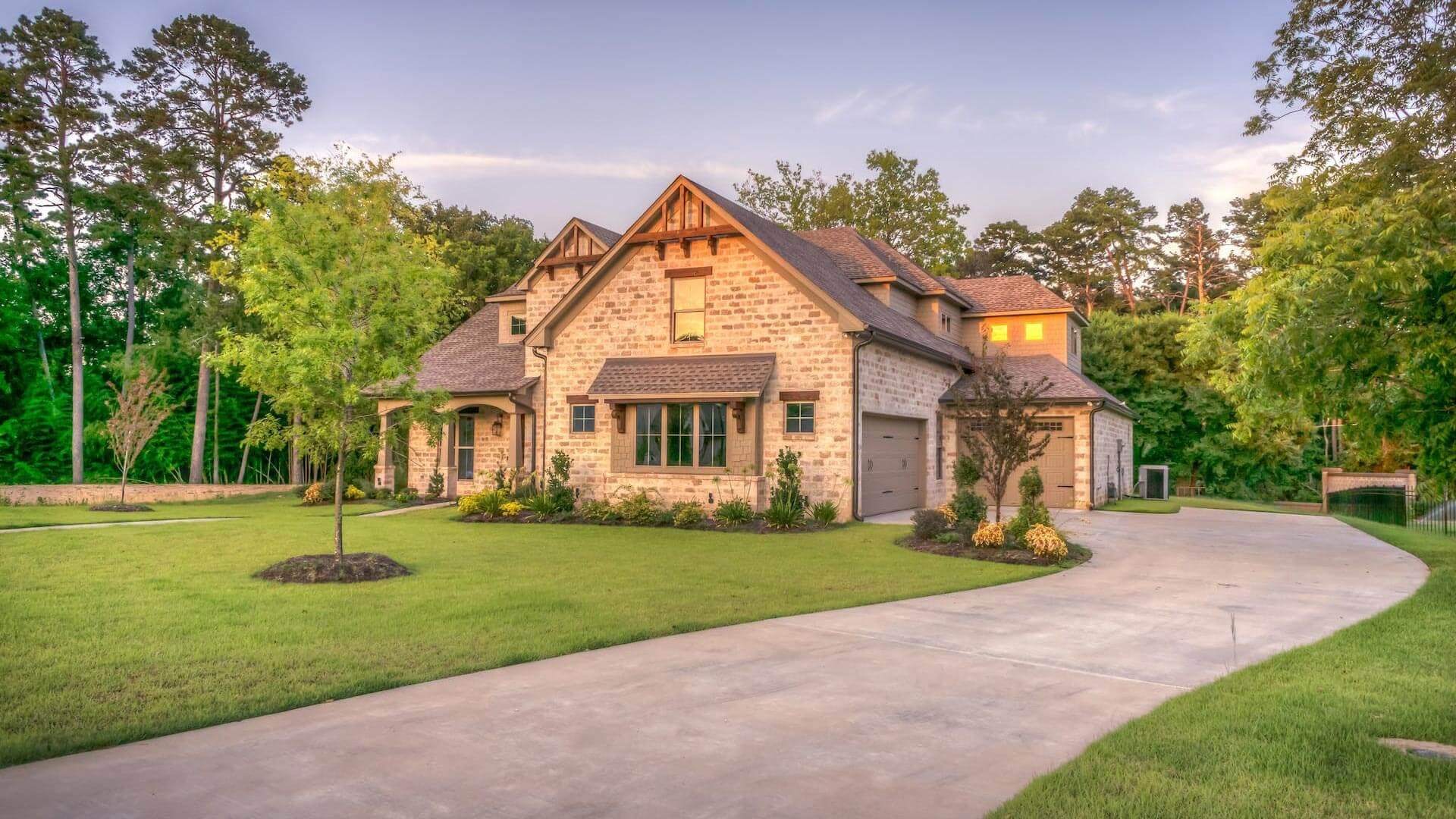 luxury brick home